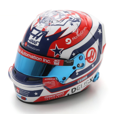 Oliver Bearman 1:5 Helmet MoneyGram Haas F1 Team US GP 2025)
