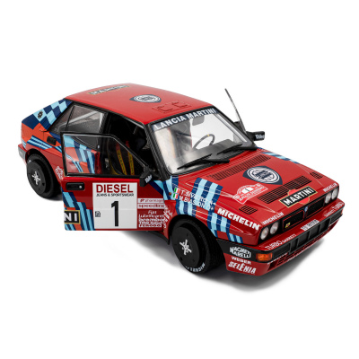 Miki Biasion 1:18 Lancia Delta Integrale Rally Winner San Remo 1989