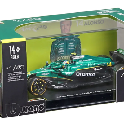 Fernando Alonso 1:43 Aston Martin AMR25 2025