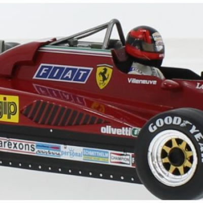 Gilles Villeneuve Ferrari 126C2 #27 Belgian GP 1982