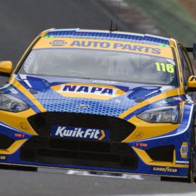 Ash Sutton 1:43 Ford Focus #116 NAPA Racing UK BTCC Champion 2023 