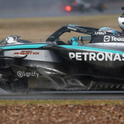 George Russell 1:43 Mercedes AMG Petronas F1 W16E British GP 2025 