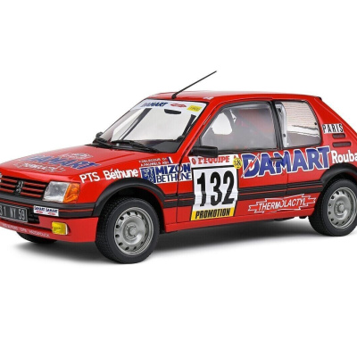 Francois Delecour Peugeot 205 GTI 1.6 #132 Monte Carlo Rally 1986