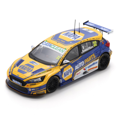 Dan Rowbottom 1:43 Ford Focus #32 NAPA Racing UK BTCC Race 2 Winner Snetterton 2025