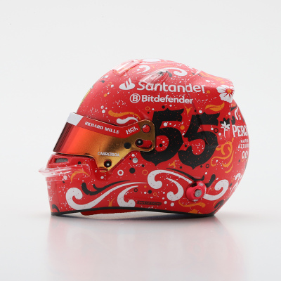 Carlos Sainz Jr. 1:5 Helmet 1st Mexico GP 2024