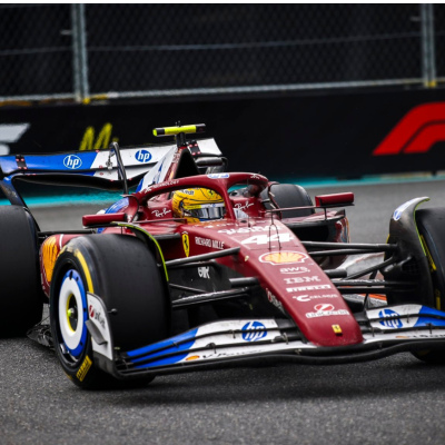 Lewis Hamilton 1:18 Ferrari SF25 Miami GP 2025