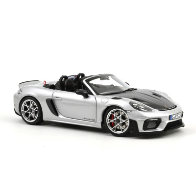 Porsche 718 1:18 Spyder RS With Weissach Pack Metalic Silver 2023