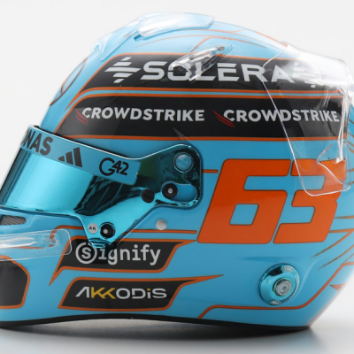 George Russell 1:5 Helmet Mercedes AMG Petronas F1 Team British GP 2025
