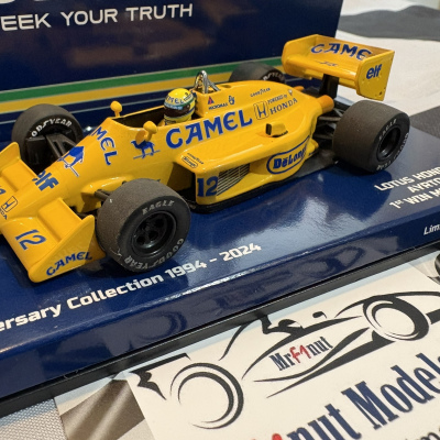 Ayrton Senna 1:43 Lotus Honda 99T 1st Win Monaco 1987