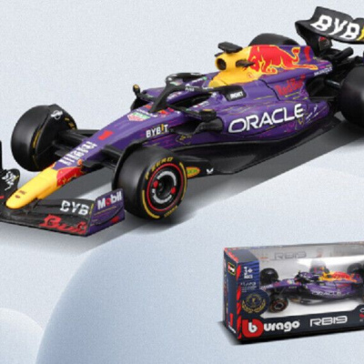 Max Verstappen (no driver) 1:43 Red Bull RB19 #1 Special livery Las Vegas GP 2023 