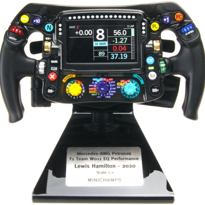 Lewis Hamilton 1:2 Mercedes-AMG Petronas Formula One Team F1 W11 Steering Wheel World Champion 2020 