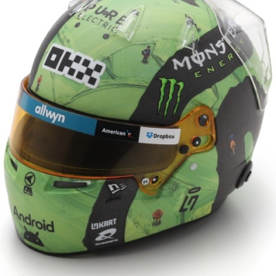 Lando Norris 1:5 Helmet McLaren F1 Las Vegas GP 2025  