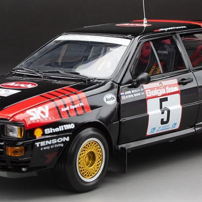 John Bosch Audi Quattro A2 #5 Circuit des Ardennes 1986