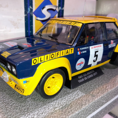 Bernard Darniche Fiat 131 Abarth #5 Winner Tour de Corse 1977