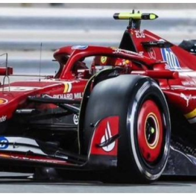 Carlos Sainz Jr. 1:18 Ferrari SF-24 #55 2nd Abu Dhabi GP 2024 