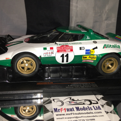 Bjorn Waldegard Lancia Stratos HF #11 Rally San Remo Winner 1975 