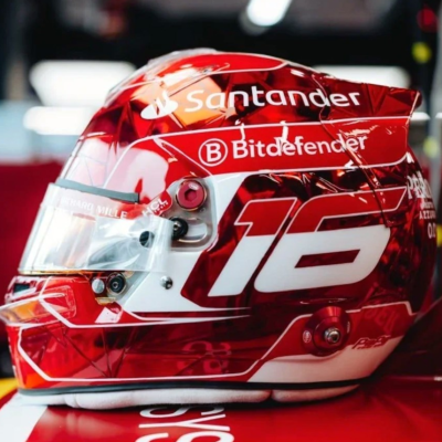 Charles Leclerc 1:5 Helmet Singapore GP 2024