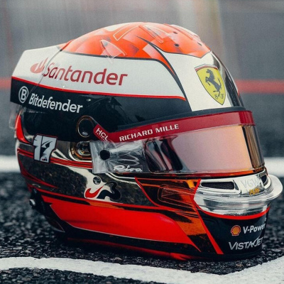 Charles Leclerc 1:5 Helmet Japanese GP 2024