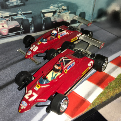 Gilles Villeneuve/Didier Pironi 1:43 DUEL Ferrari 126C2 San Marino GP 1982