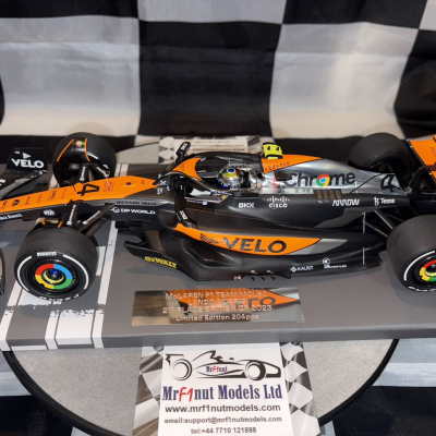 Lando Norris 1:18 McLaren F1 Team MCL60 2nd British GP 2023