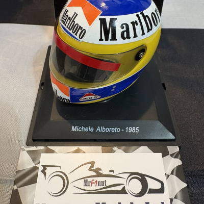 Michele Alboreto 1:5 Ferrari 156/85 Helmet 1985
