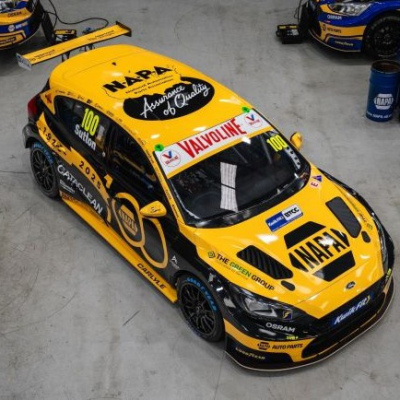 Ash Sutton 1:43 Ford Focus #116 100 years of NAPA UK BTCC Brands Hatch 2025 