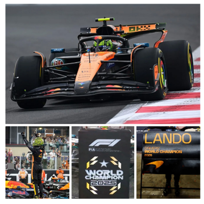 Lando Norris 1:43 McLaren MCL39 #4 McLaren F1 Team World Champion Abu Dhabi GP 2025