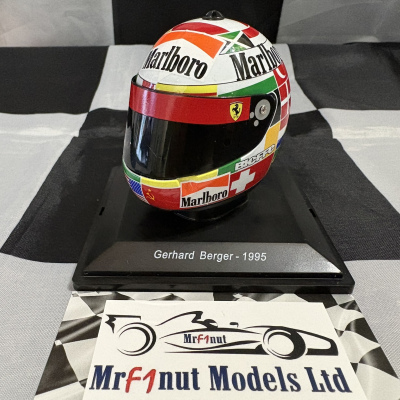 Gerhard Berger 1:5 Ferrari 412 T1 Helmet 1995