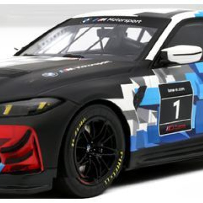 BMW M4 GT4 White 2024