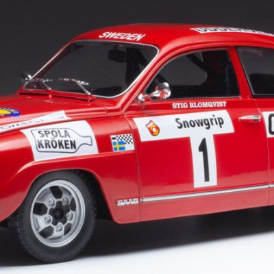 Stig Blomqvist Saab 96 V4 #1 Rallye WM Rallye Sweden 1973