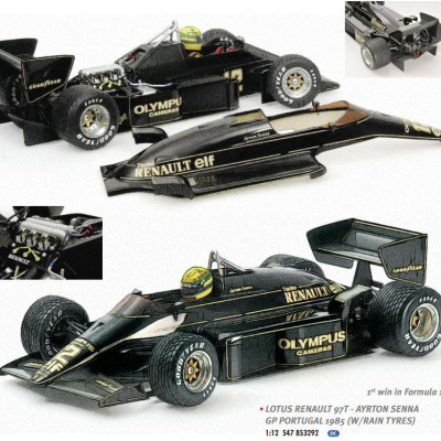 Ayrton Senna 1:12 Lotus Renault 97T 1st win Portugal 1985