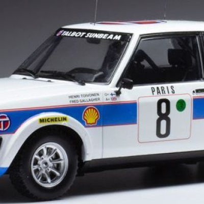 Henri Toivonen Talbot Sunbeam Lotus #8 Rallye Monte Carlo 1981