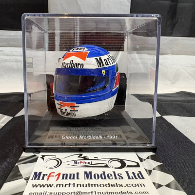 Gianni Morbidelli 1:5 Helmet Ferrari 643 F1 #27 1991
