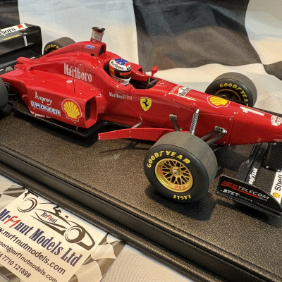 Michael Schumacher 1:18 Ferrari F310/2 #1 with driver Winner Italy GP Monza 1996
