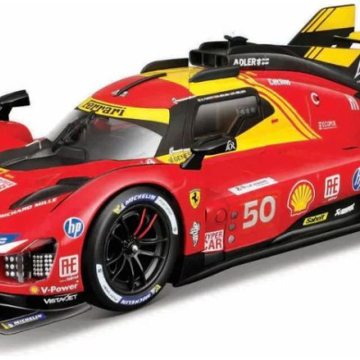 Fuoco/Molina/Nielsen 1:18 Ferrari 499P #50 (hard case) Winner 24H Le Mans 2024