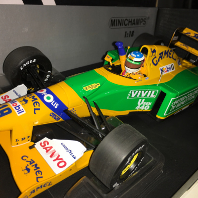 Michael Schumacher 1:18 Benetton Ford B192 1st Win Belgium GP 1992