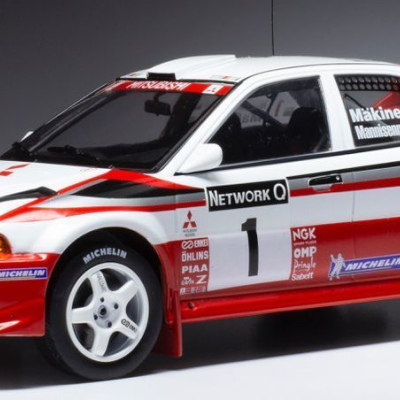 Tommi Makinen 1:18 Mitsubishi Lancer RS Evolution V #1 Rally Great Britain 1998