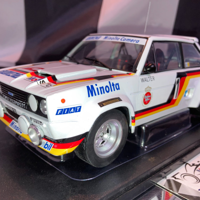 Walter Röhrl Fiat 131 Abarth #1 Winner Rally Hunsruck 1979